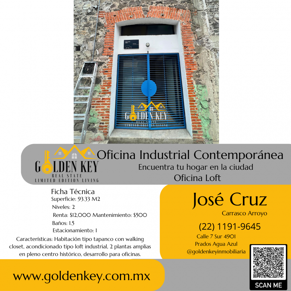 Oficina Loft Industrial Contemporanea