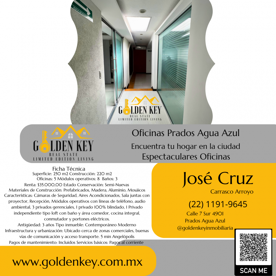 Oficinas Ejecutivas Prados Agua Azul