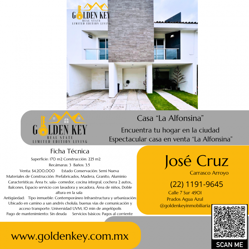 Casa Semi Nueva "La Alfonsina"