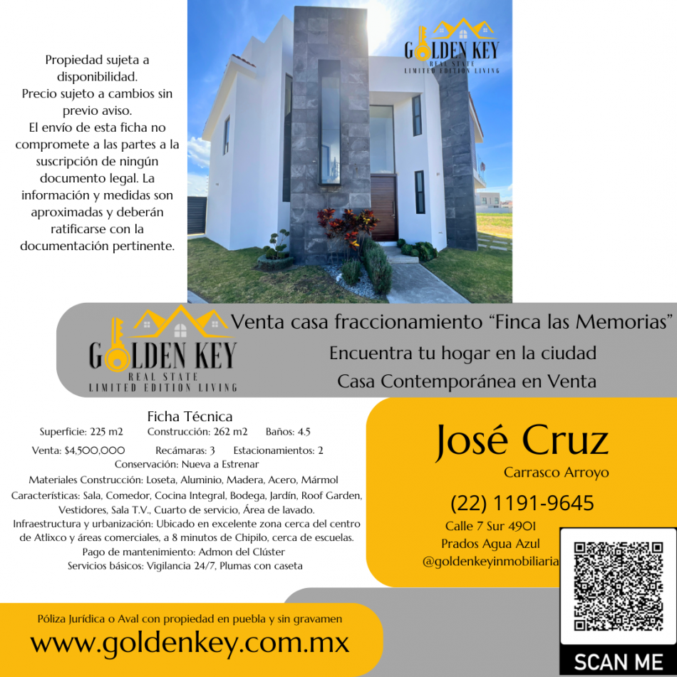 Venta Casa Contemporanea Finca Las Memorias