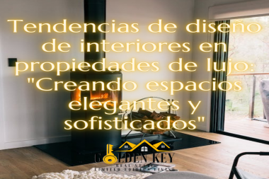 Tendencias de diseño de interiores en propiedades de lujo: Creando espacios elegantes y sofisticados
