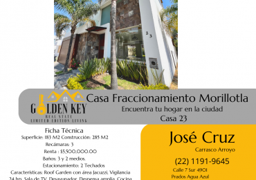 Casa Bosques de Morillotla