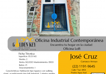 Oficina Loft Industrial Contemporanea